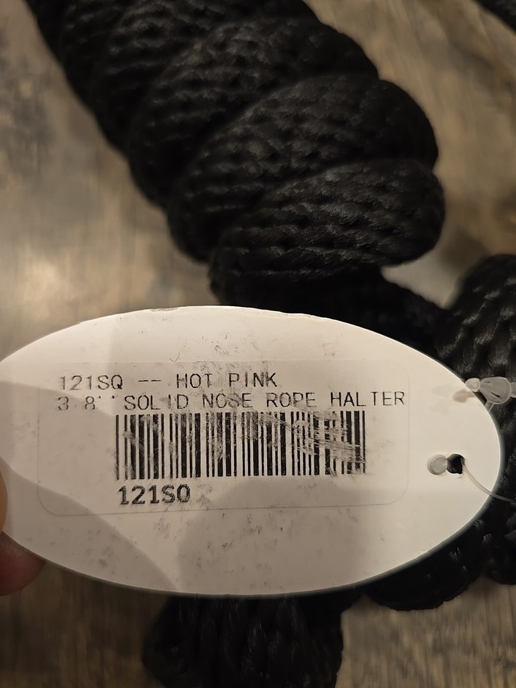 horse halter and lead rope