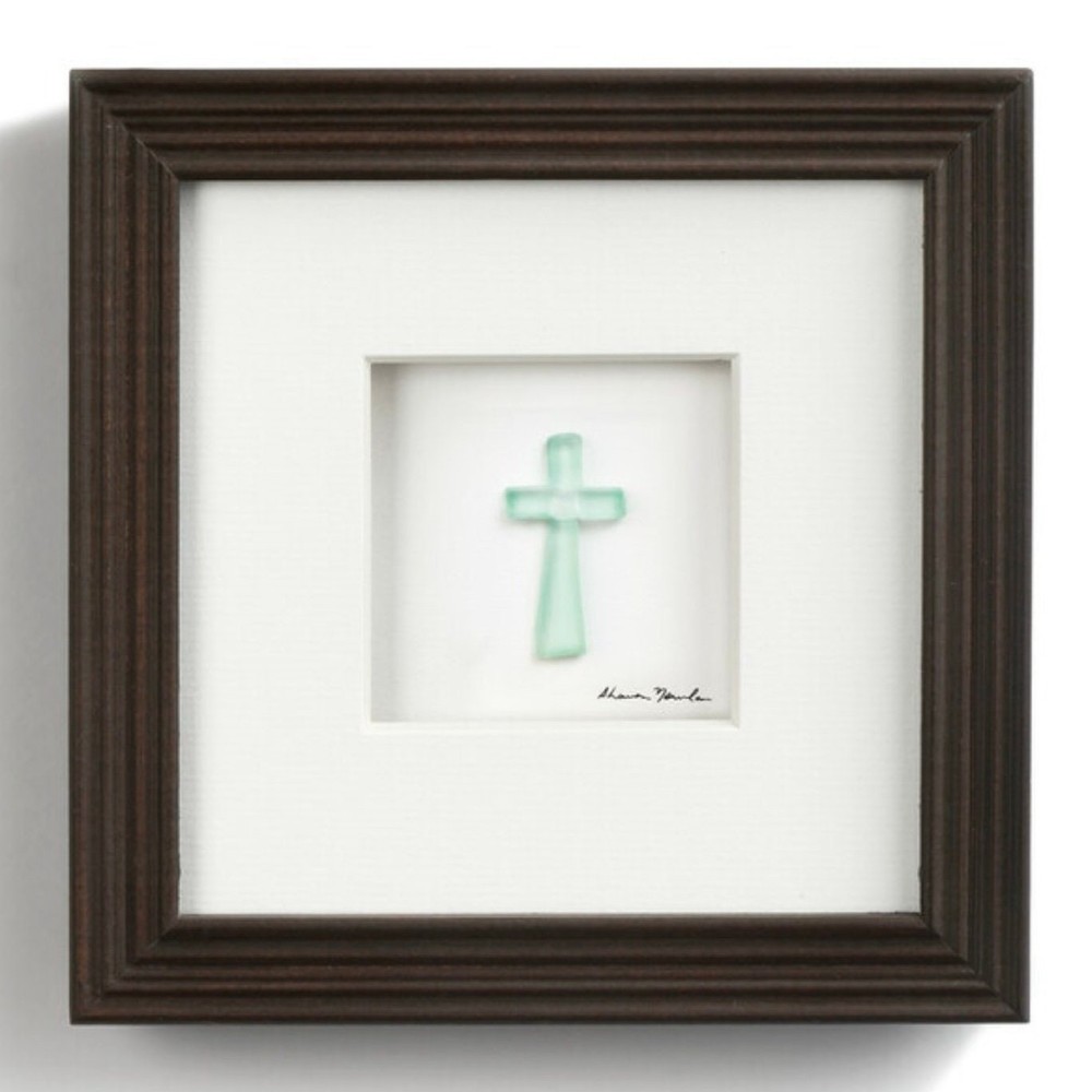 Cross, Sharon Nowlan Pebble Art - Brown