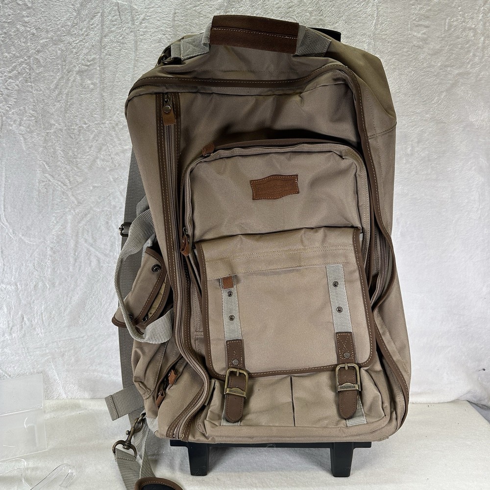 Field And Stream Roller Backpack  Many Pockets & Compartments 13” X 25”