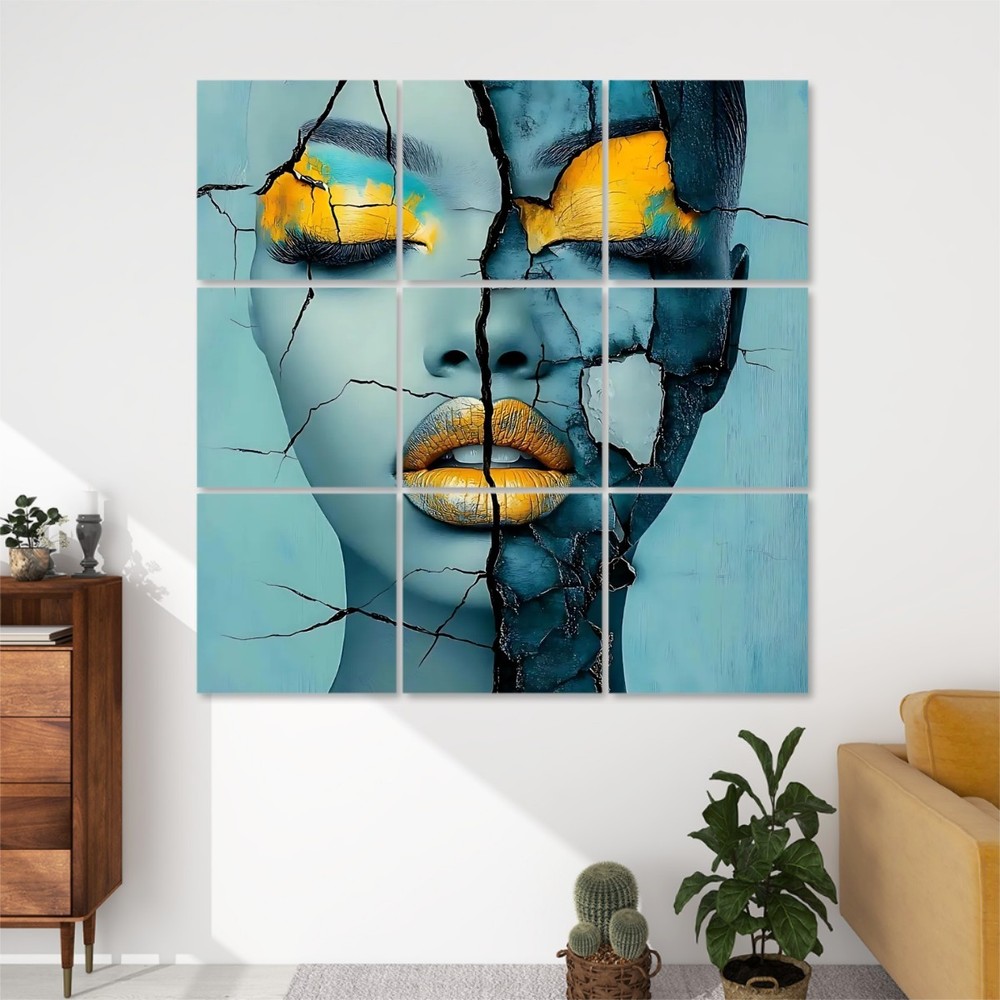 Sound Absorbing Wall Art 9 pcs