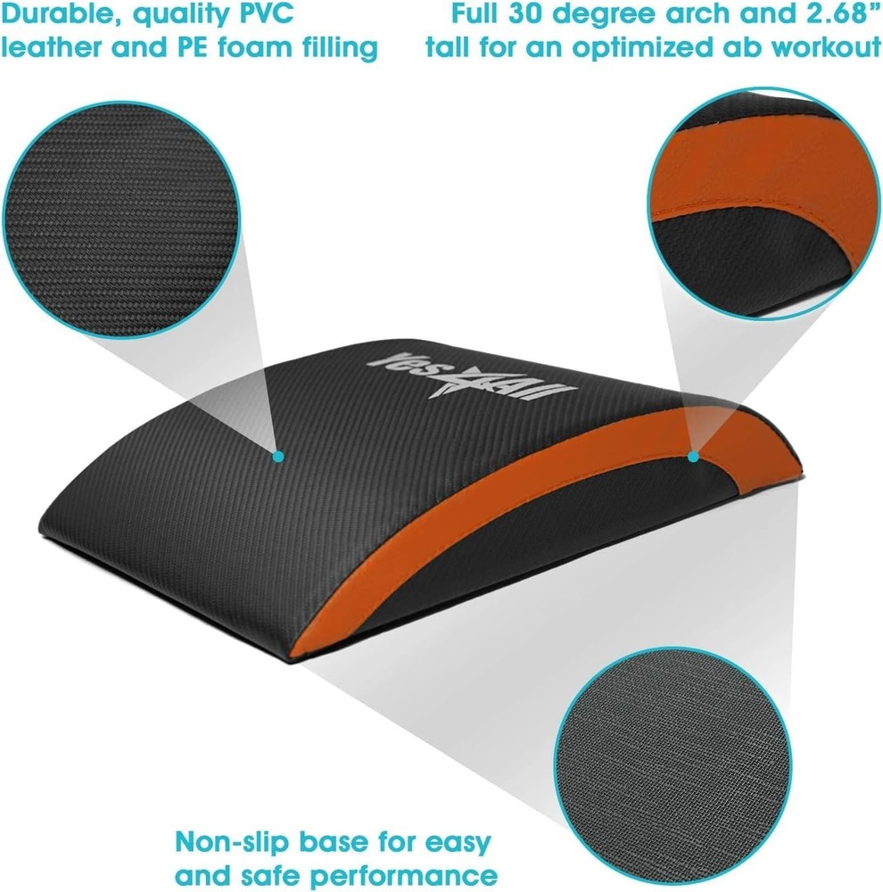 Abdominal Exercise Pad PVC Foam Foldable Core Workout Mat for Home Gym