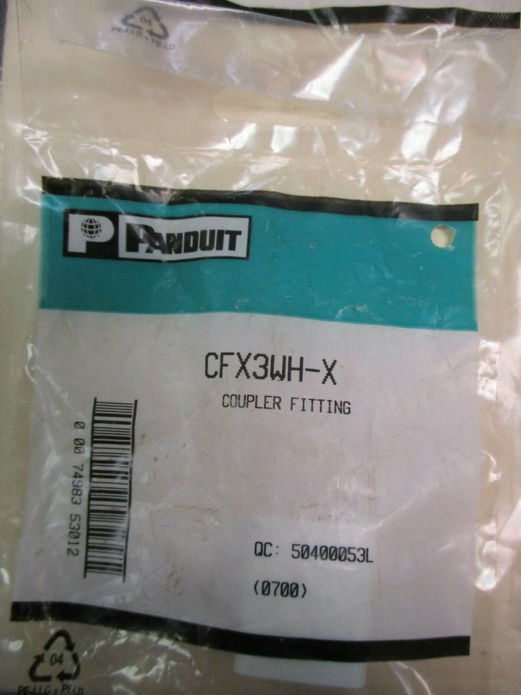 Panduit CFX3WH-X Coupler Fitting