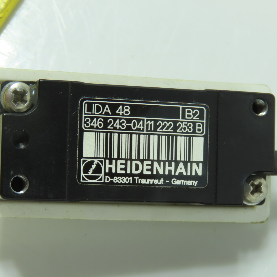 Heidenhain 346 243-04 LIDA 48 Linear Encoder Scale Head 12-Pin (Cracked)
