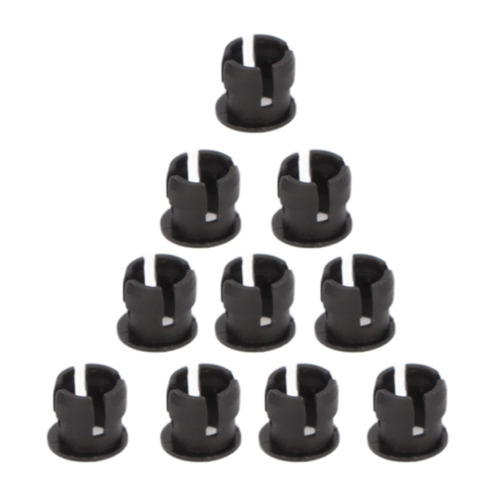 200PCS 5mm LED Holders Flat Buckle Light Emitting Diode Clips Plastic Mounting