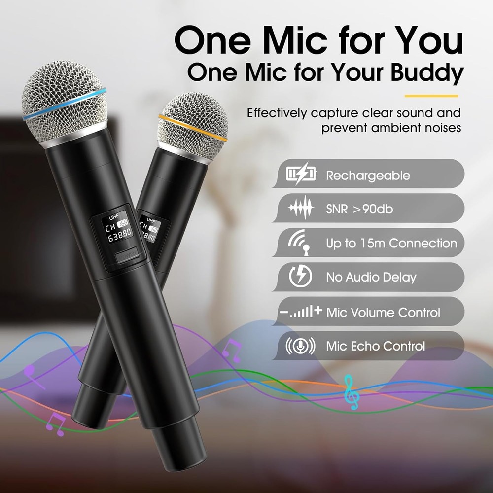 Lightweight Karaoke Machine for Adults/Kids