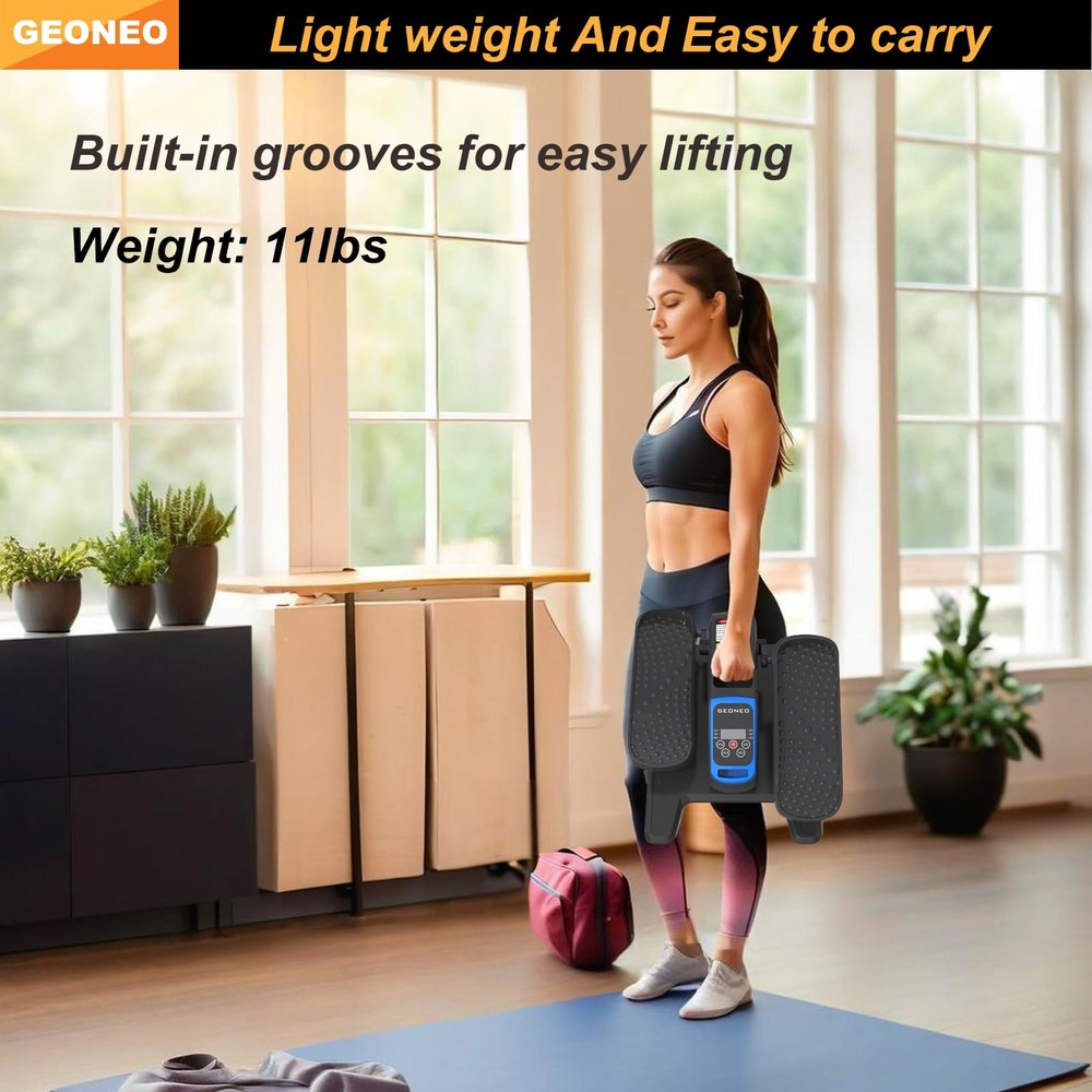 Under Desk Elliptical Machine, Electric Exerciser for Black