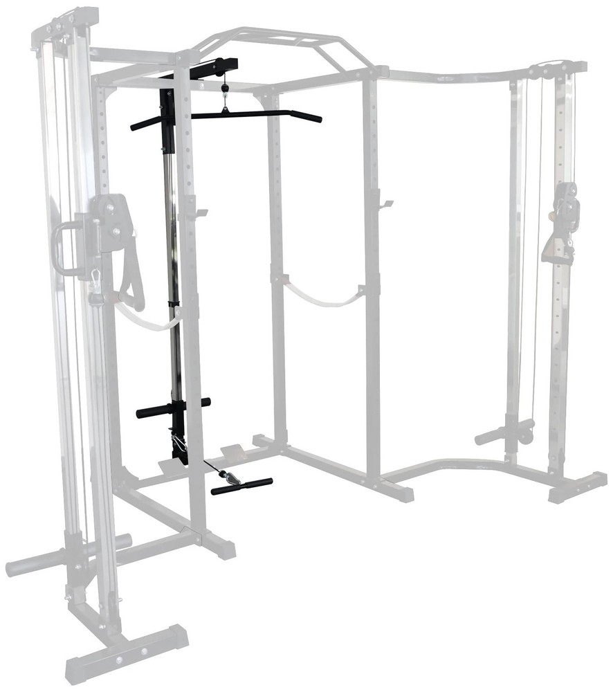 Multi-Function Adjustable Power Cage with J-Hooks, Safety Straps and Optional...