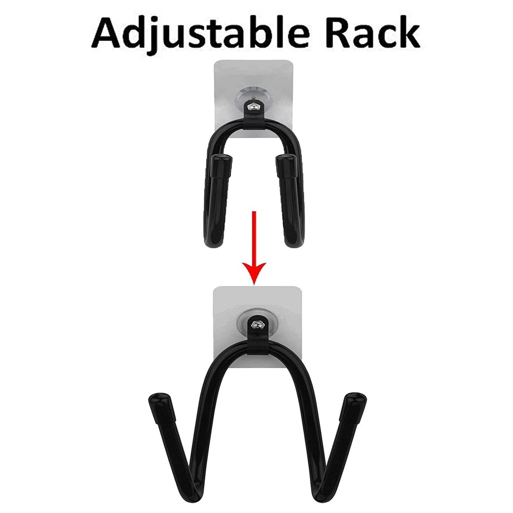 Pmsanzay 3 Pack Universal Self-Adhesive Game Controller Wall Mount Black