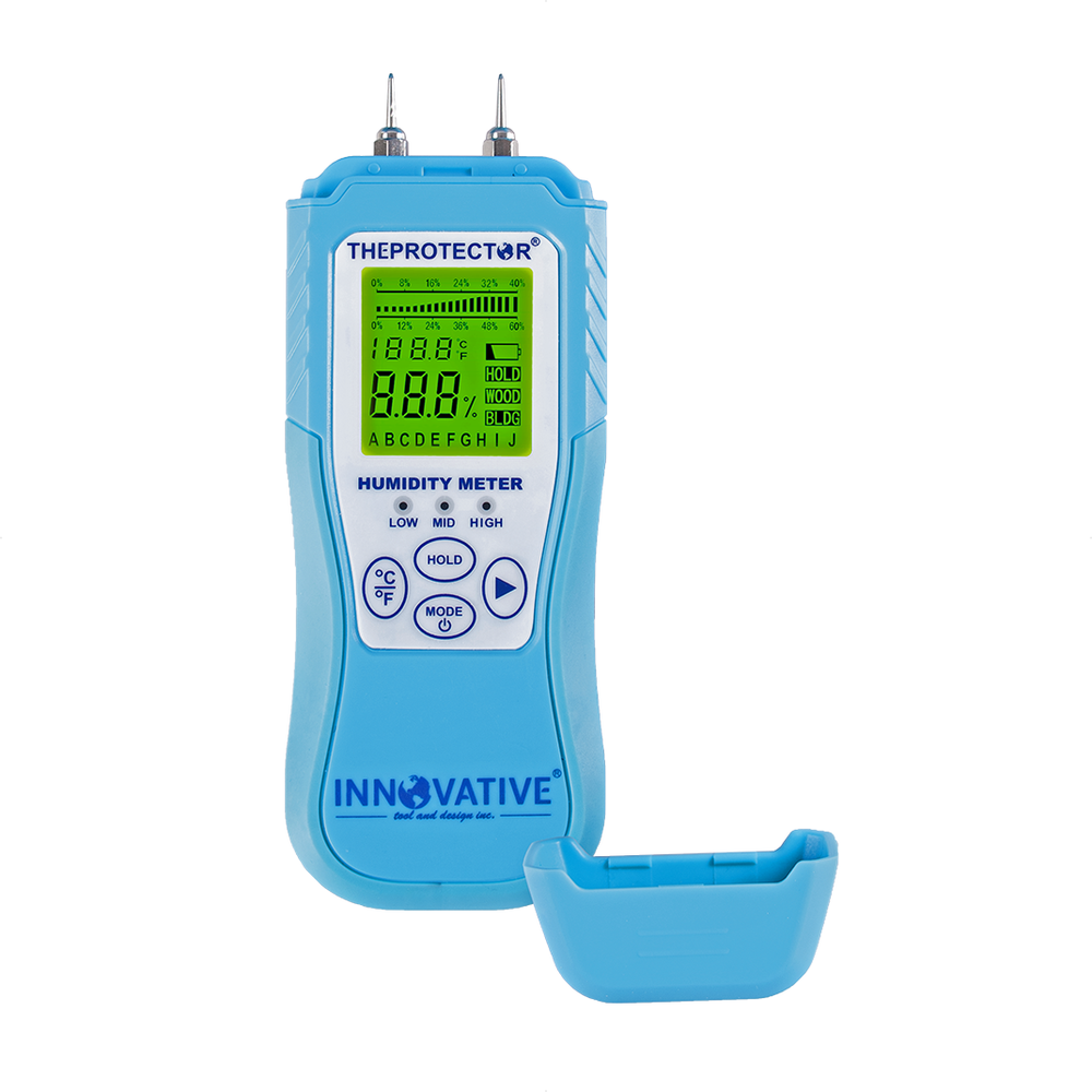 THEPEOTECTOR LCD Moisture Meter Measuring Moisture And Humidity