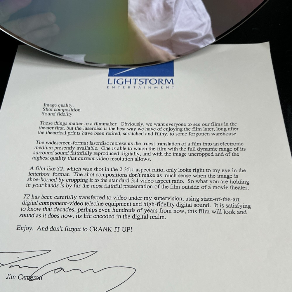 Terminator 2: Judgment Day (SE) Arnold Schwarzenegger PAL LaserDisc