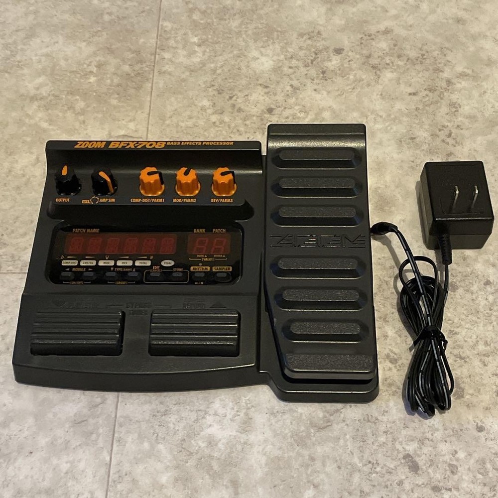 [Simple operation check⭕️] ZOOM bass multi-effector BFX-708