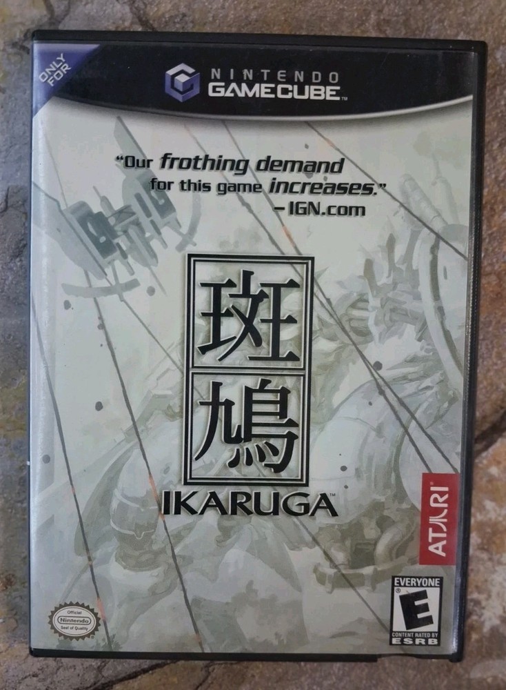 Ikaruga Case + Manual - Nintendo GameCube **SEE DESC**