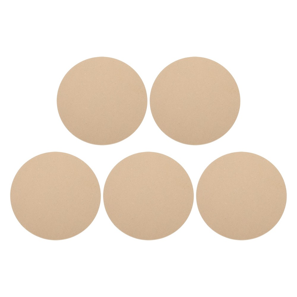 5 Pack 14" 355mm Diameter Ceramic Drying Slab, 9mm 3/8" Thick, Brown