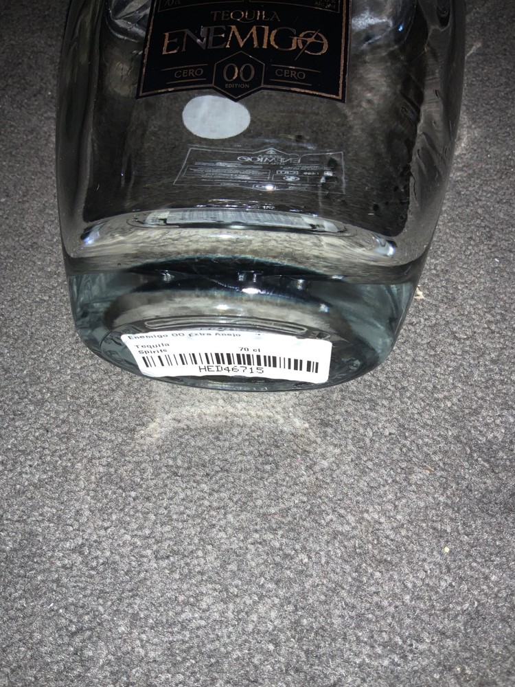 Enemigo tequila empty bottle 70cl
