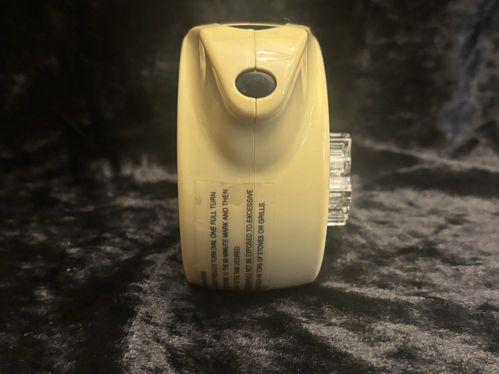 Fiesta Clock Timer Yellow Circa 1997 NIB