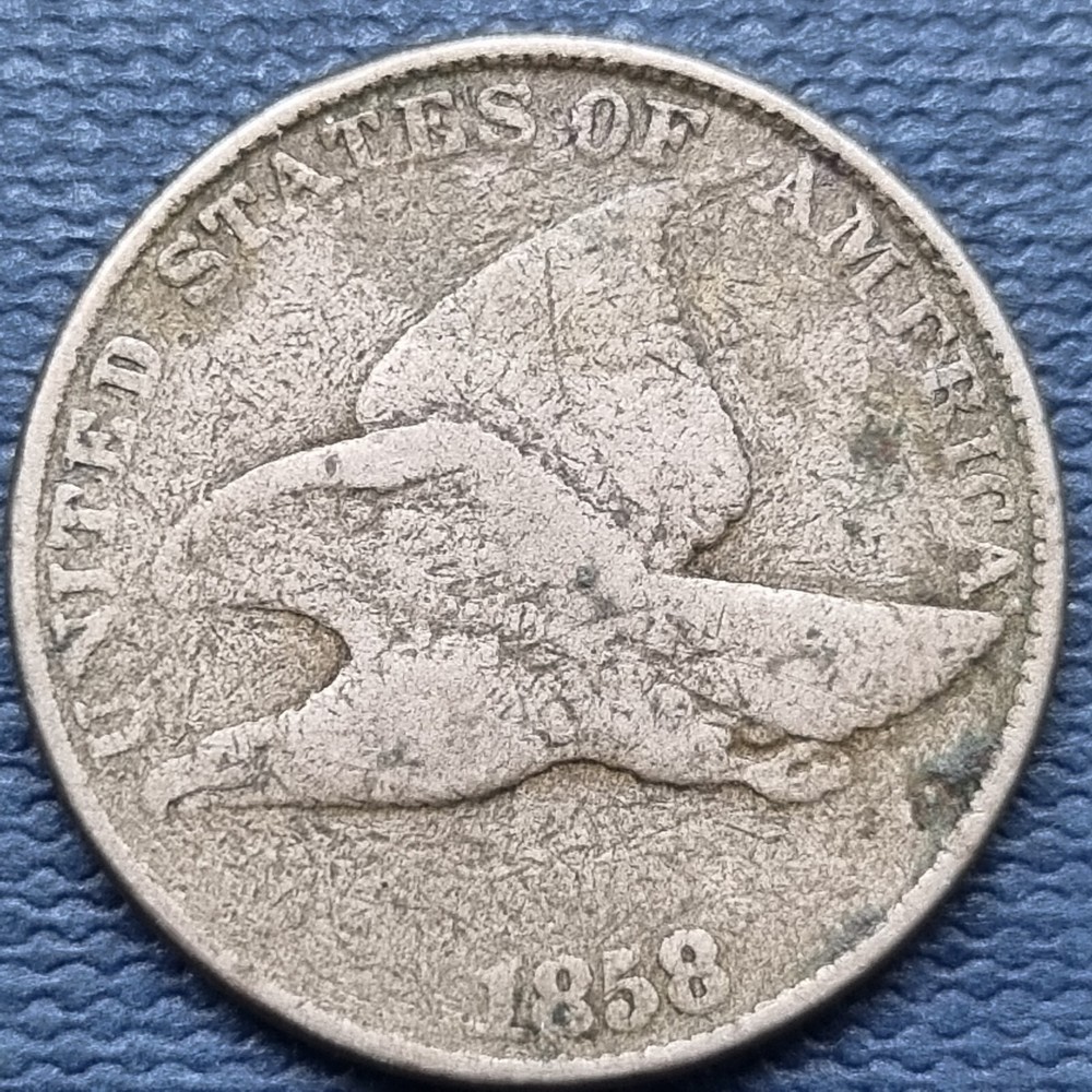 1858 Flying Eagle Cent 1c Better Grade #80612