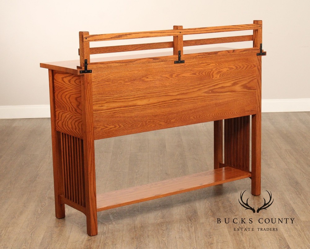 Mission Style Custom Quality Solid Oak Sideboard
