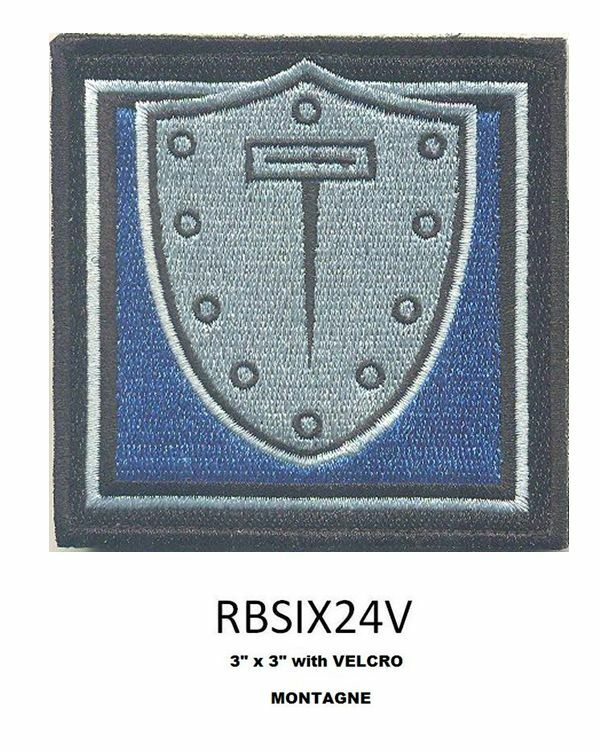 RAINBOW SIX OPERATOR 3 INCH PATCH WITH HOOK BACKING - MONTAGNE - RBSIX24V