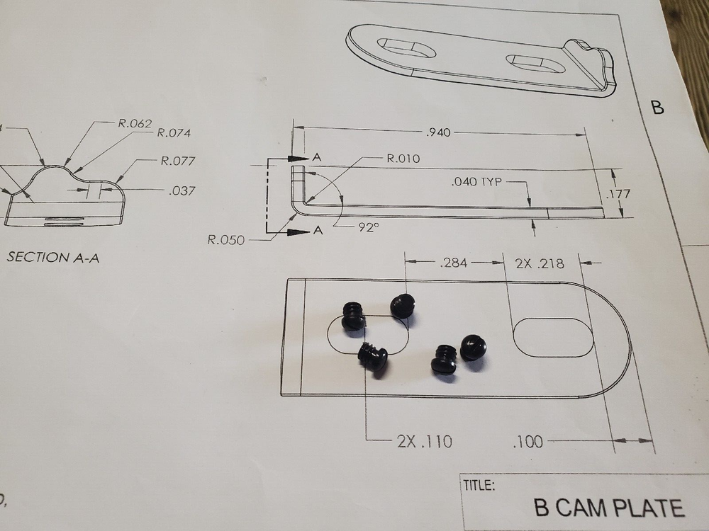 1 Benjamin 3100 rifle magazine front screw