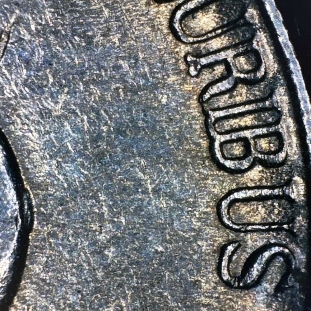 1996 P Nickel Struck Thru Grease Error Obverse & Reverse