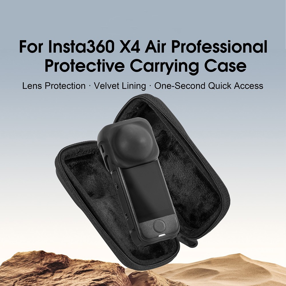 Camera Black Storage Case Single-Unit Package for lnsta360 x4 Air
