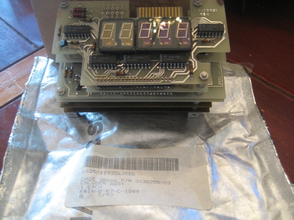 Ashcroft Encoder Test Set Subassembly - Cage 28066 - Part# 313D255-03  Counter