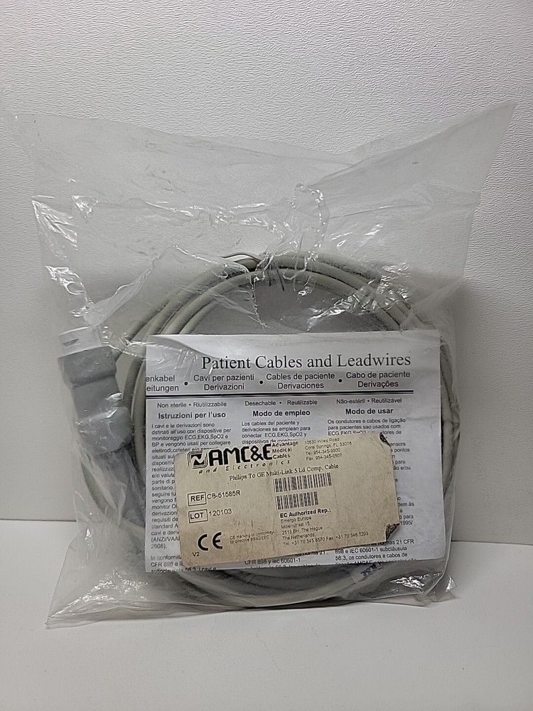 5 Lead Philips to GE Multi-Link Cable CB-51585R