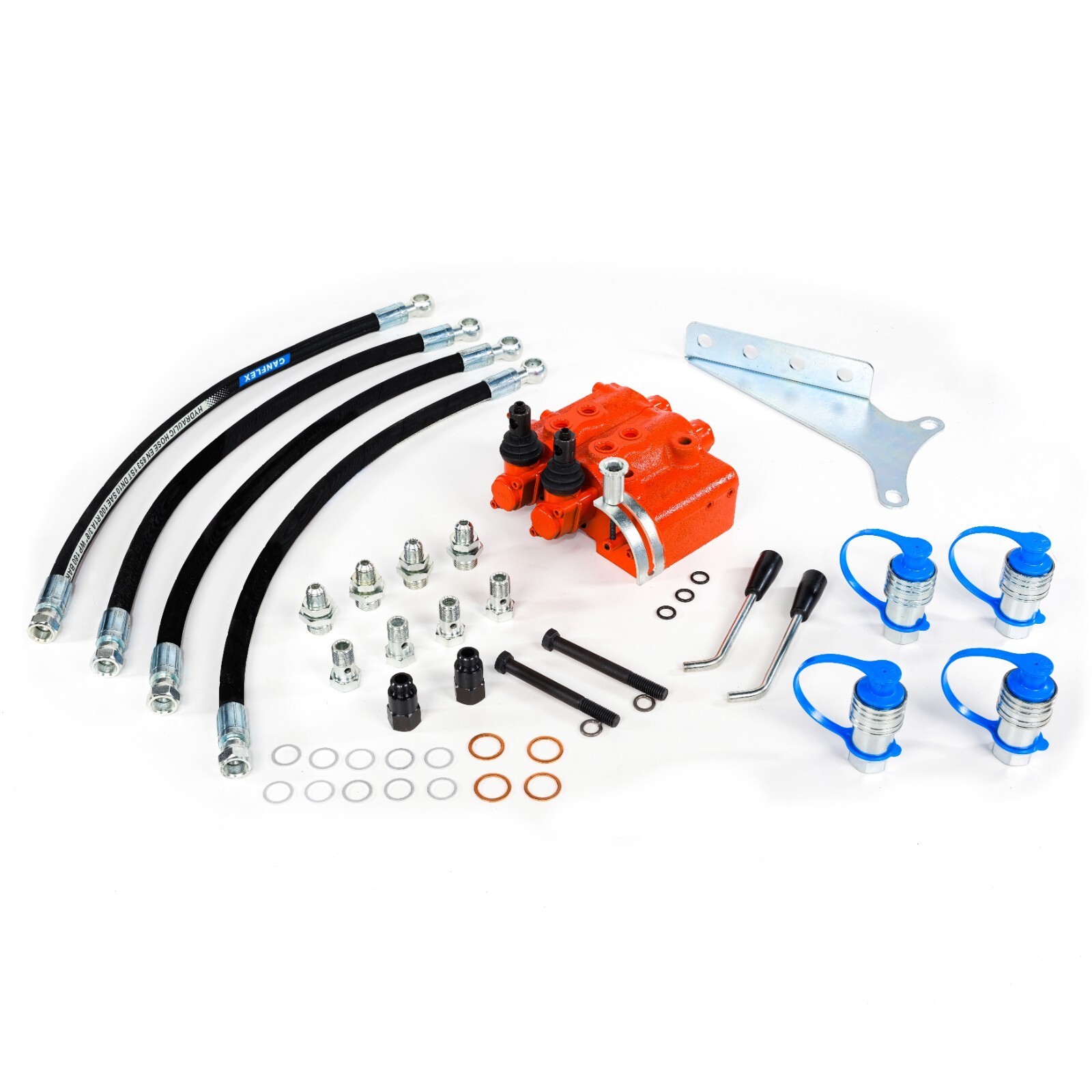 NEW Dual Hydraulic Remote Kit Massey Ferguson MF 135 150 230 231 240 245 250 253