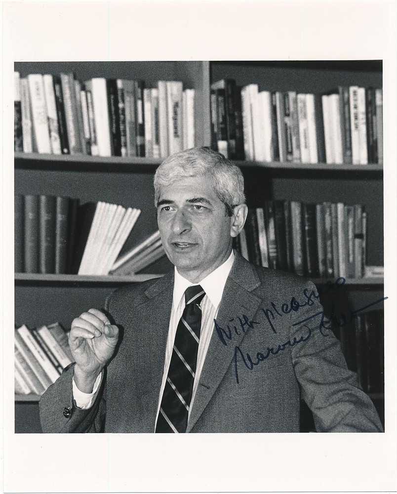Marvin Kalb- Signed B&W Photograph