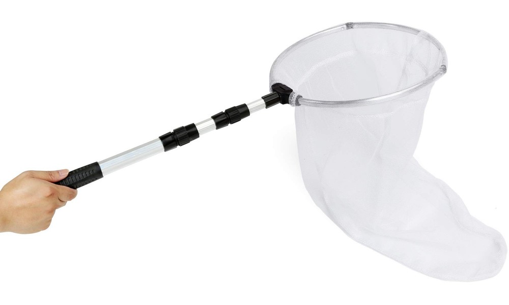 Butterfly Net With 12" Ring, 24" Net Depth, Handle Extends To 36 Inche
