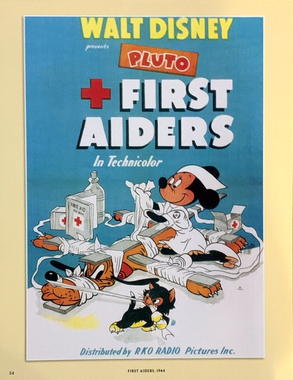 Mickey Mouse The Nifty Nineties 1941 Movie Poster Walt Disney RKO Radio #0026