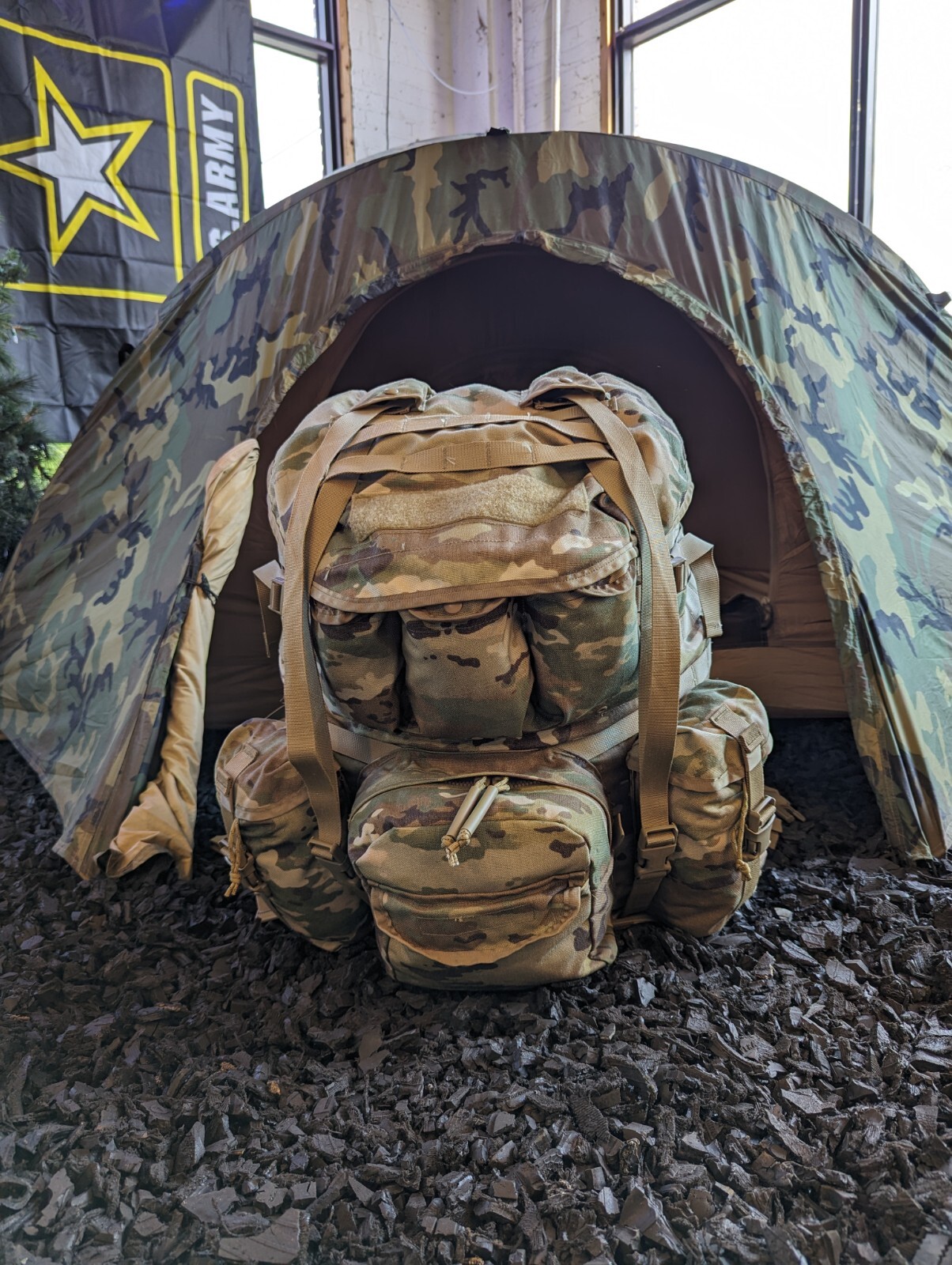 Good - MOLLE 4000 Large Field Pack OCP Multicam Complete Military Backpack