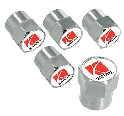 Logo Chrome Valve Cap Covers