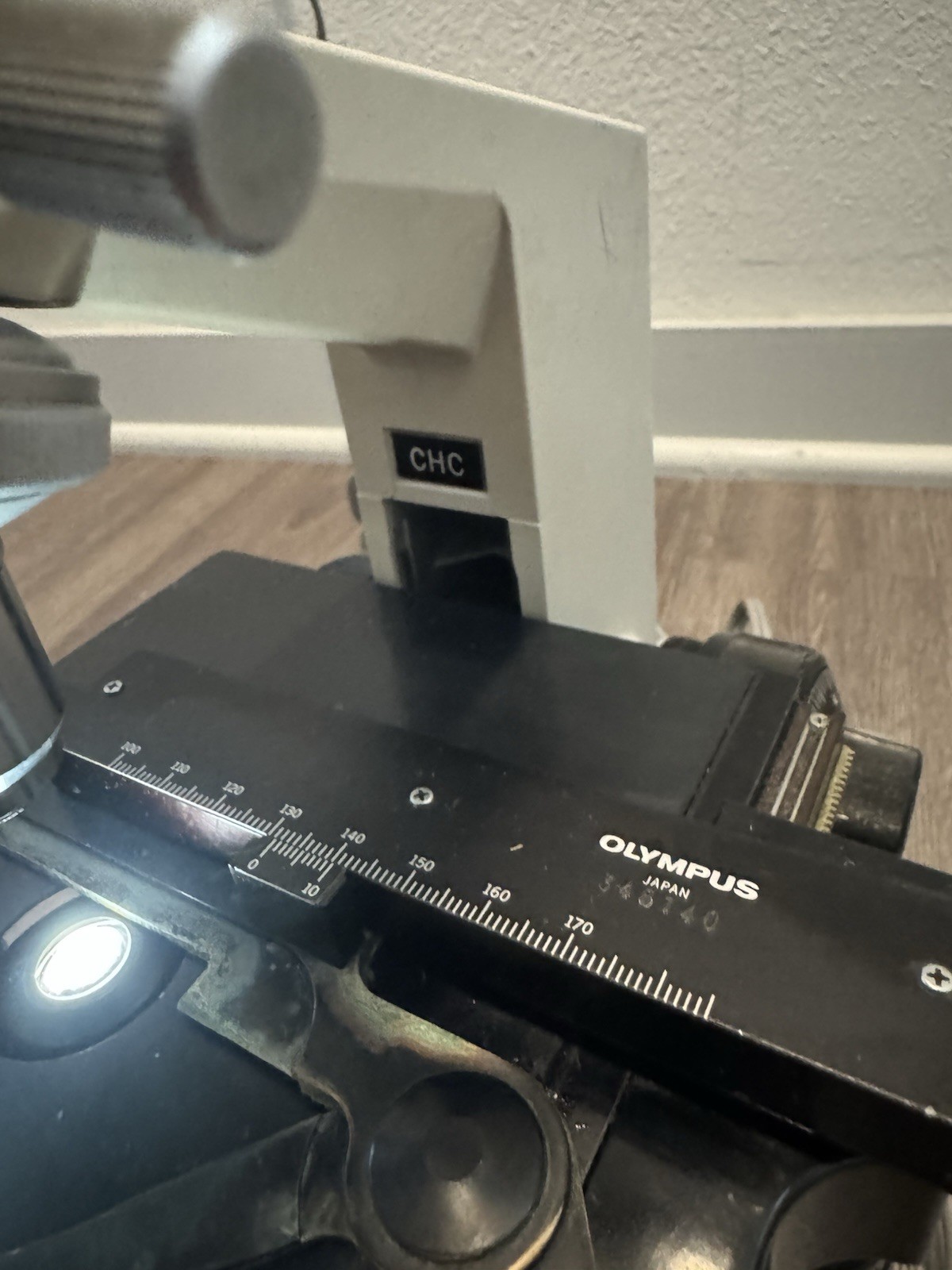 Olympus CHC CH Binocular Laboratory Microscope 6 Objective Lenses