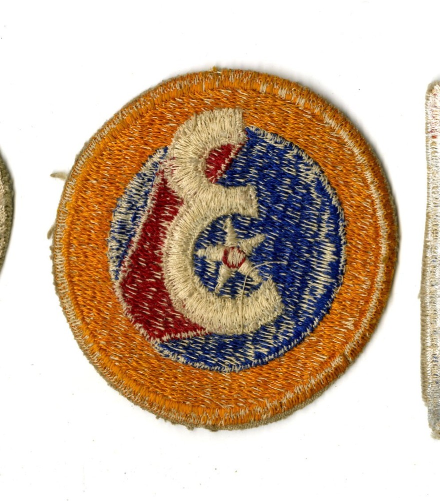 3rd Air Force Patch White Back WWII Vintage Florida Antisubmarine