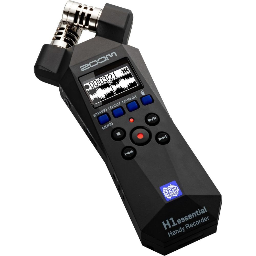 Zoom H1essential 2-Track 32-Bit Float Portable Audio Recorder