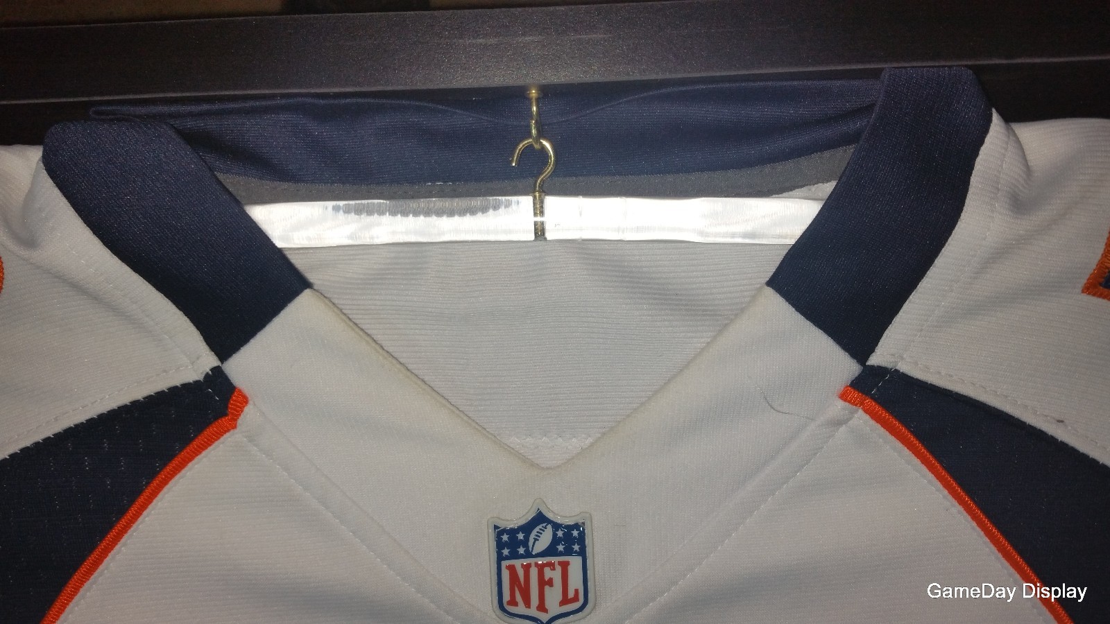 JERSEY Hanger for Display Case Frame - Clear Acrylic Rod with Hook B