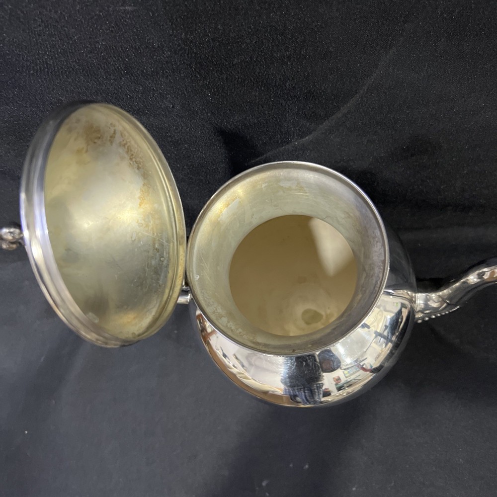 Silver Plated Tea Coffee Kettle