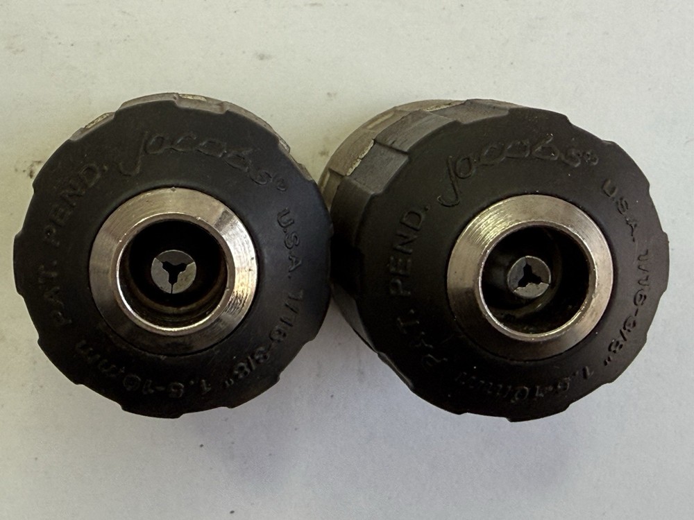 4 Jacobs Hand Tite Keyless Chucks Used