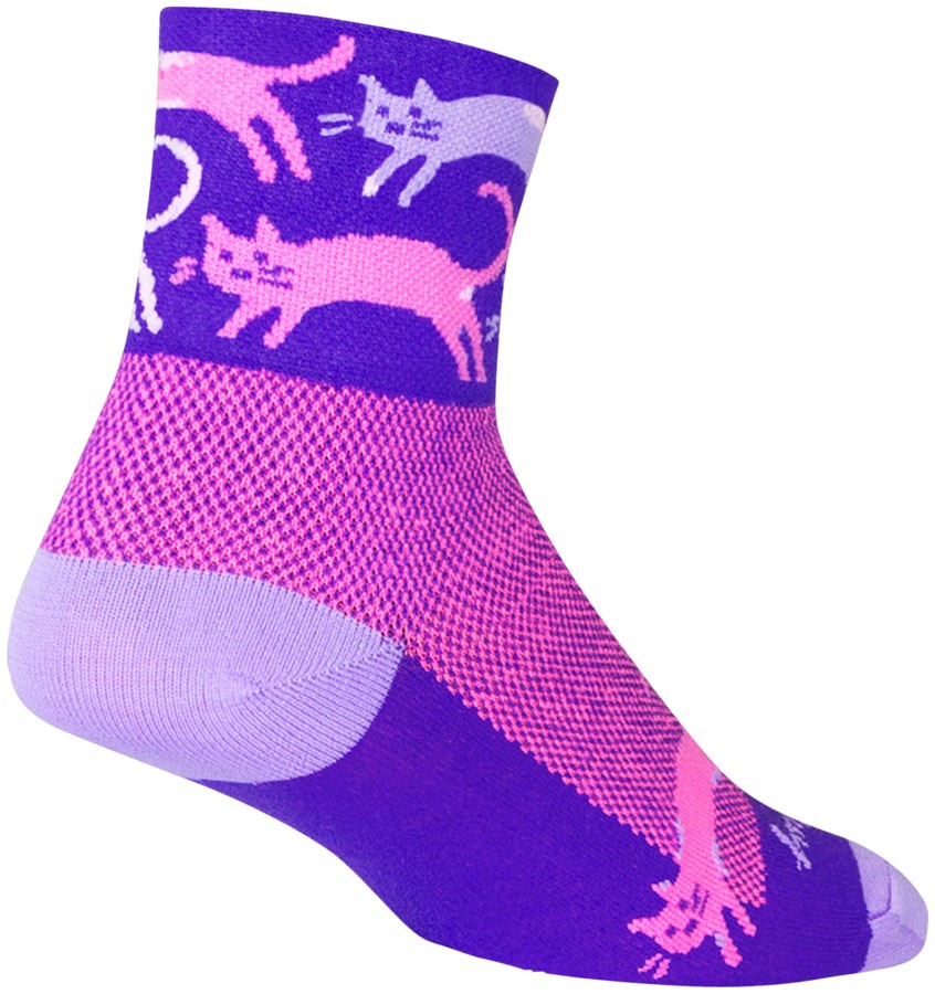 SockGuy Classic Socks Ankle Socks Small/Medium Purple