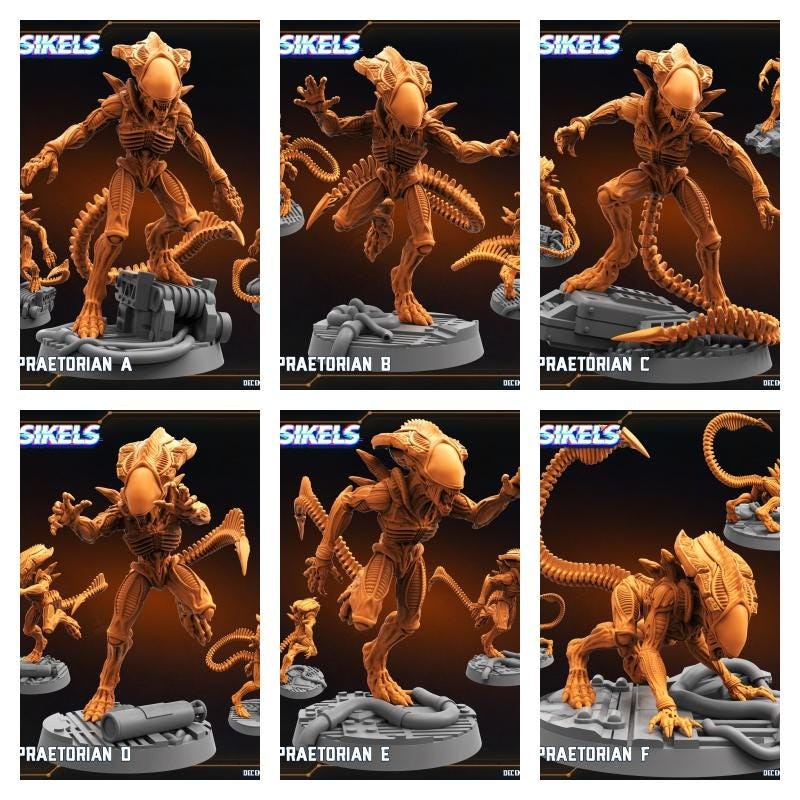 Xeno Praetorian Alien Miniature