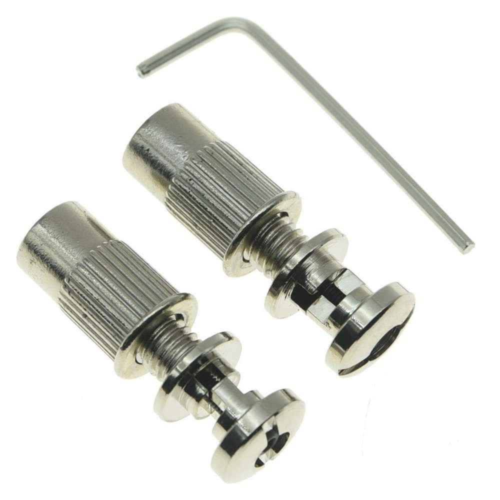 KAISH Guitar Locking Tailpiece Mounting Studs Stop Bar Posts Nickel