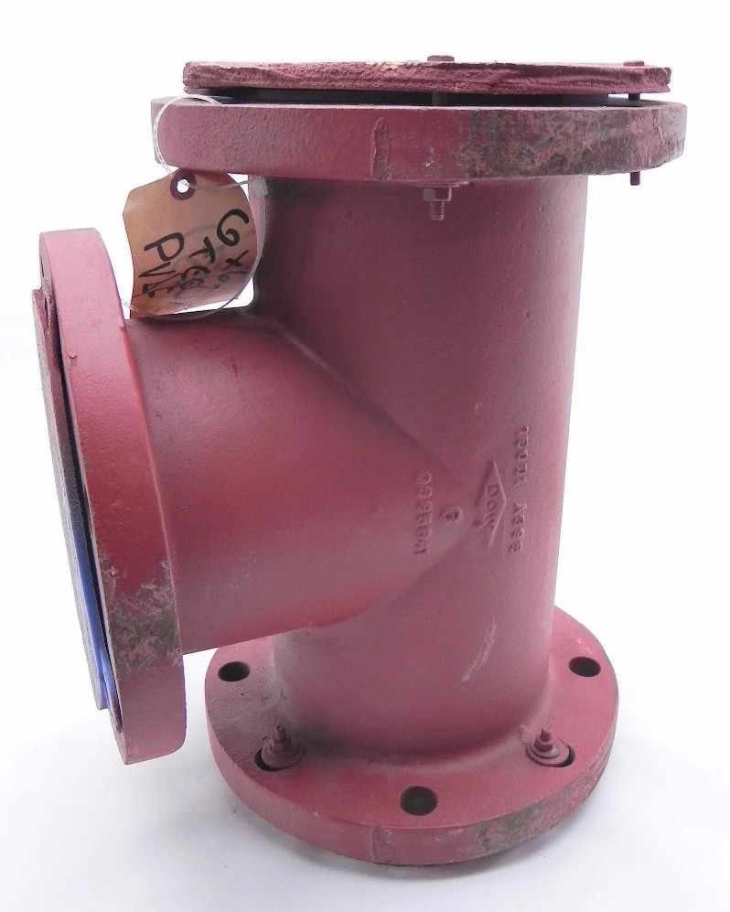 Dow PVDF Lined Reducing Tee 6" X 6"