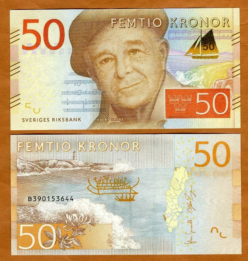 Sweden, 50 Kronor, 2015, P-70  UNC