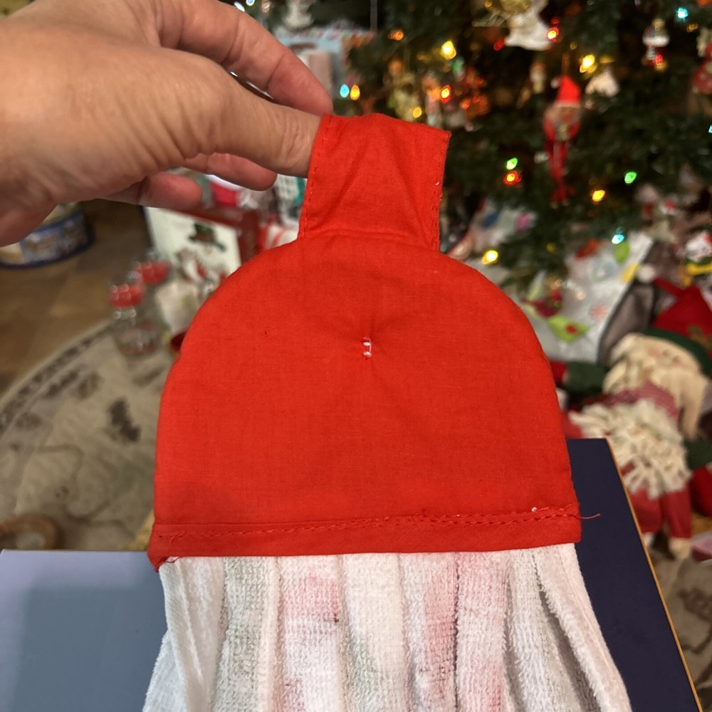Handmade Hanging Christmas JOY Dish Towel