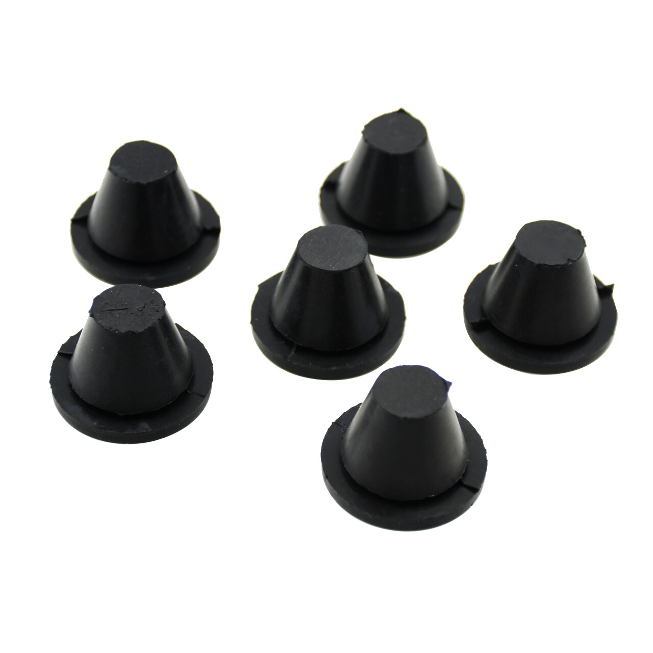 6x Rubber Side Cover Grommets Fits For Harley Touring Road King Glide 1996-2007
