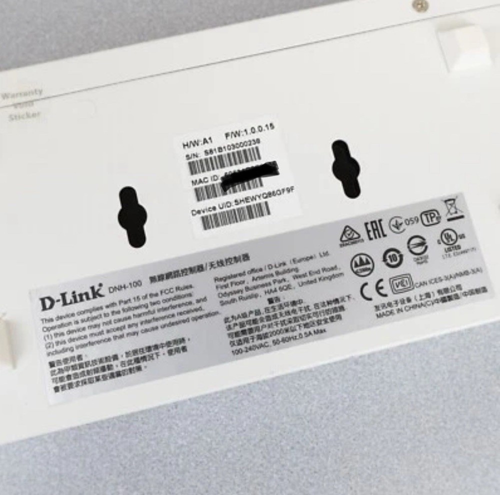 D-Link DNH-100 Nuclias LAN Controller Hub Network White Good