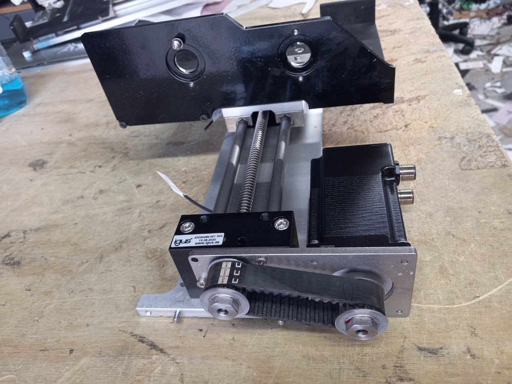 IGUS Linear Actuator Slide Single Rail Lead Screw WITH MOTOR + table