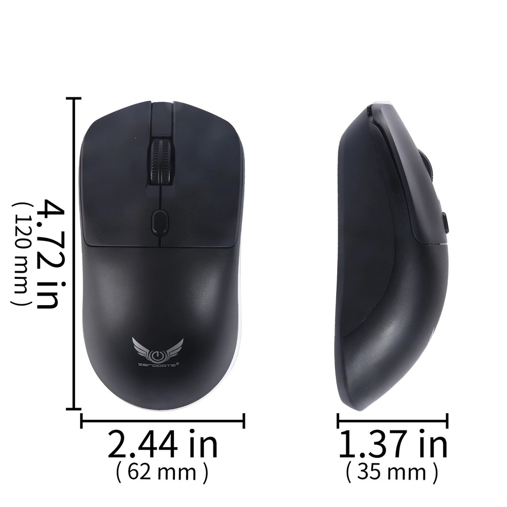 2.4G Wireless Adjustable Mouse Lightweight Silent Low Noise Plug and Play