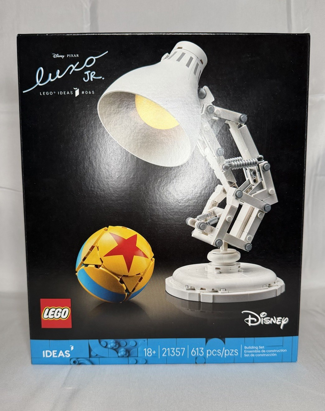 LEGO Ideas Disney Pixar Luxo Jr Lamp & Ball Movie Set NEW SEALED